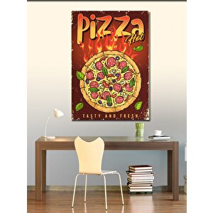 Kanvas Tablo Sıcak Pizza 100x140 cm