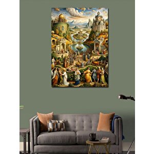 Kanvas Tablo Ütopik Dünya 70x100 cm