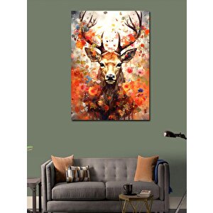 Kanvas Tablo Geyik 100x140 cm
