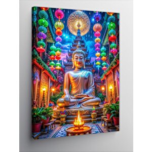 Kanvas Tablo Buda Heykeli 50x70 cm