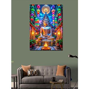 Kanvas Tablo Buda Heykeli 70x100 cm