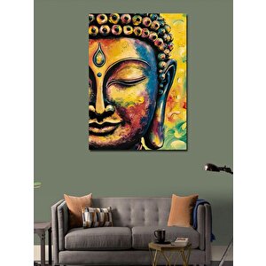 Kanvas Tablo Buda Heykeli 100x140 cm
