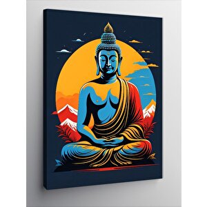 Kanvas Tablo Buddha Ve Doğa 50x70 cm