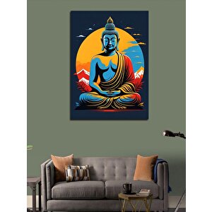 Kanvas Tablo Buddha Ve Doğa 50x70 cm