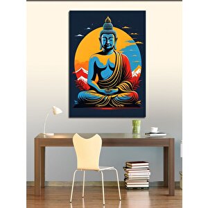 Kanvas Tablo Buddha Ve Doğa 50x70 cm