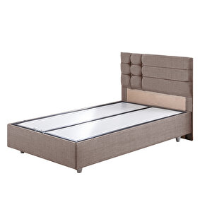 Viyana Tek Kişilik Baza Başlık Comfort Yatak Seti Kahve