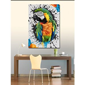 Kanvas Tablo Renkli Papağan 70x100 cm