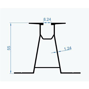 Trapez Profi̇l 3,5 Metre