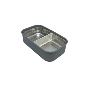 Vagonlife Bento 800ml Lunchbox Yeni Koleksiyon Tek Katlı Tek Bölmeli Çelik Sefer Tası Yemek Kutusu Lacivert