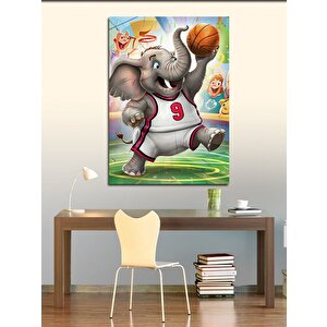 Kanvas Tablo Basketbol Oynayan Film 100x140 cm