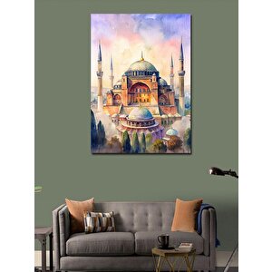 Kanvas Tablo Eski Zamanlarda Ayasofya 50x70 cm