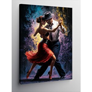 Kanvas Tablo Tango Ve Pançift 70x100 cm
