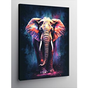Kanvas Tablo Üzgün Fil 70x100 cm