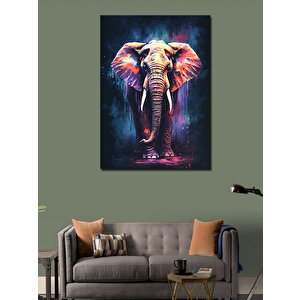 Kanvas Tablo Üzgün Fil 70x100 cm