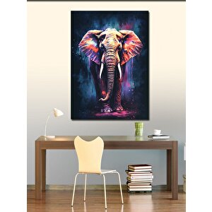 Kanvas Tablo Üzgün Fil 100x140 cm