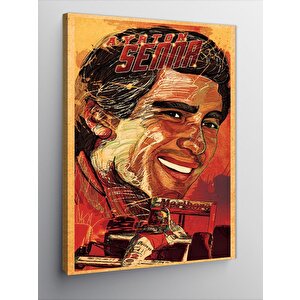 Kanvas Tablo Ayrton Senna