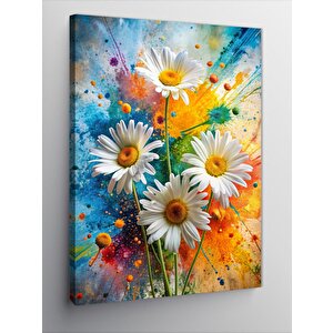 Kanvas Tablo Papatyalar 50x70 cm
