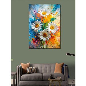 Kanvas Tablo Papatyalar 50x70 cm