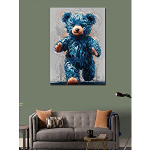 Kanvas Tablo Mavi Oyunca Ayı 70x100 cm