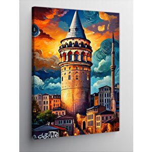 Kanvas Tablo Galata Kulesi 70x100 cm