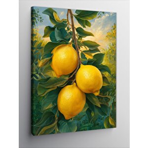 Kanvas Tablo Limon Ağacı 100x140 cm