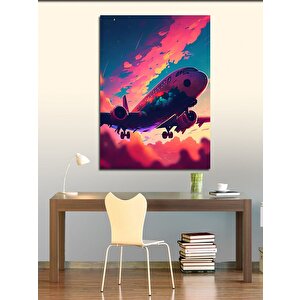 Kanvas Tablo Gökyüzündeki Airbus 100x140 cm