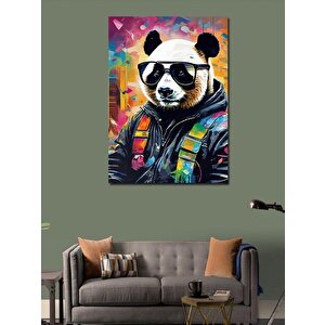 Kanvas Tablo Güneş Gözlüklü Panda 70x100 cm