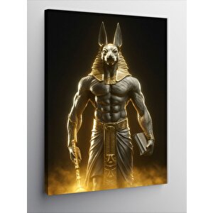 Kanvas Tablo Anubis Eski Mısır 50x70 cm