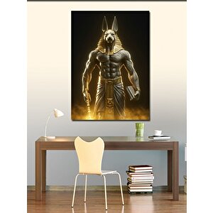 Kanvas Tablo Anubis Eski Mısır 50x70 cm