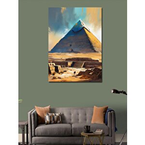 Kanvas Tablo Mısır Piramidi 50x70 cm