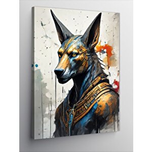 Kanvas Tablo Eski Mısır Anubis 100x140 cm