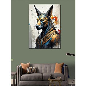 Kanvas Tablo Eski Mısır Anubis 100x140 cm