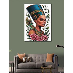 Kanvas Tablo Mısır Kraliçesi Nefertiti 100x140 cm
