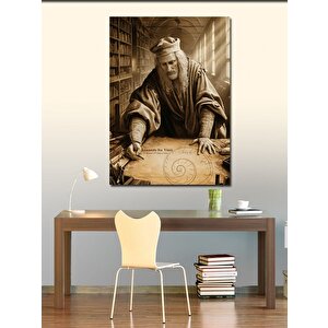 Kanvas Tablo Leonardo Da Vinci Eskiz Çalışması 70x100 cm