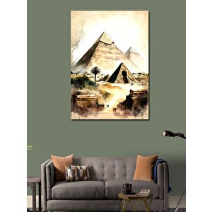 Kanvas Tablo Mısır Piramitleri 100x140 cm