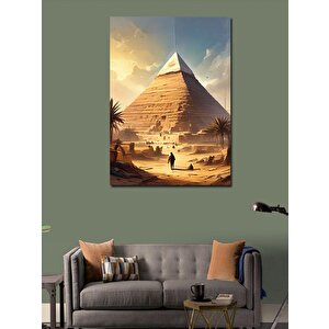 Kanvas Tablo Mısır Piramidi 100x140 cm