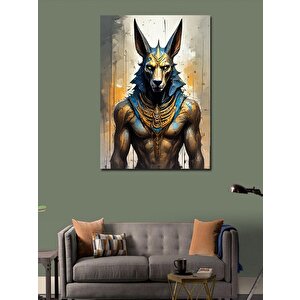 Kanvas Tablo Eski Mısır Anubis 50x70 cm