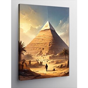 Kanvas Tablo Mısır Piramidi 50x70 cm