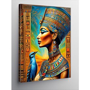 Kanvas Tablo Mısır Kraliçesi Nefertiti 100x140 cm