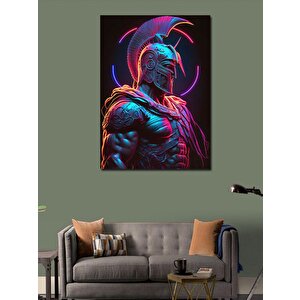 Kanvas Tablo Neon Roma Askeri 100x140 cm