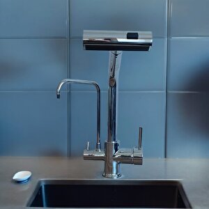 Spiralli Arıtmalı Fonksiyonlu Başlık Mutfak Evye Bataryası