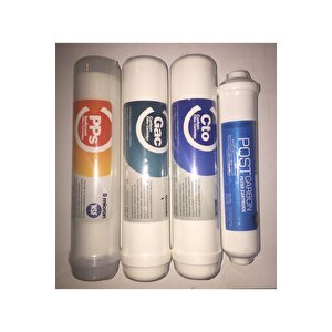 Su Arıtma Ihlas Aura Cebilon Plus 4'lü Filtre Seti Inline Sistem Eco Seri