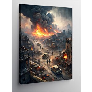 Kanvas Tablo Uzaylıların İstilası 100x140 cm
