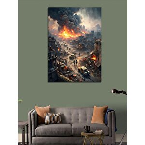 Kanvas Tablo Uzaylıların İstilası 100x140 cm