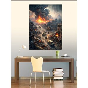 Kanvas Tablo Uzaylıların İstilası 100x140 cm