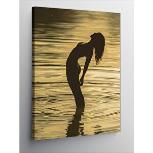 Kanvas Tablo Kadının İçindeki Deniz 70x100 cm