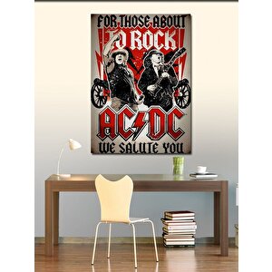 Kanvas Tablo Ac Dc Müzik Grubu 70x100 cm