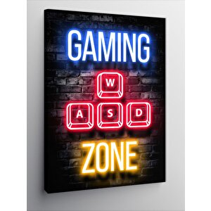 Kanvas Tablo Gamer Temalı 100x140 cm