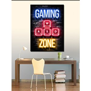 Kanvas Tablo Gamer Temalı 100x140 cm