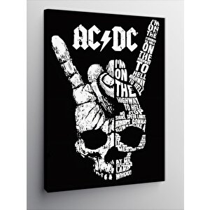 Kanvas Tablo Ac/dc Highway To Hell 70x100 cm